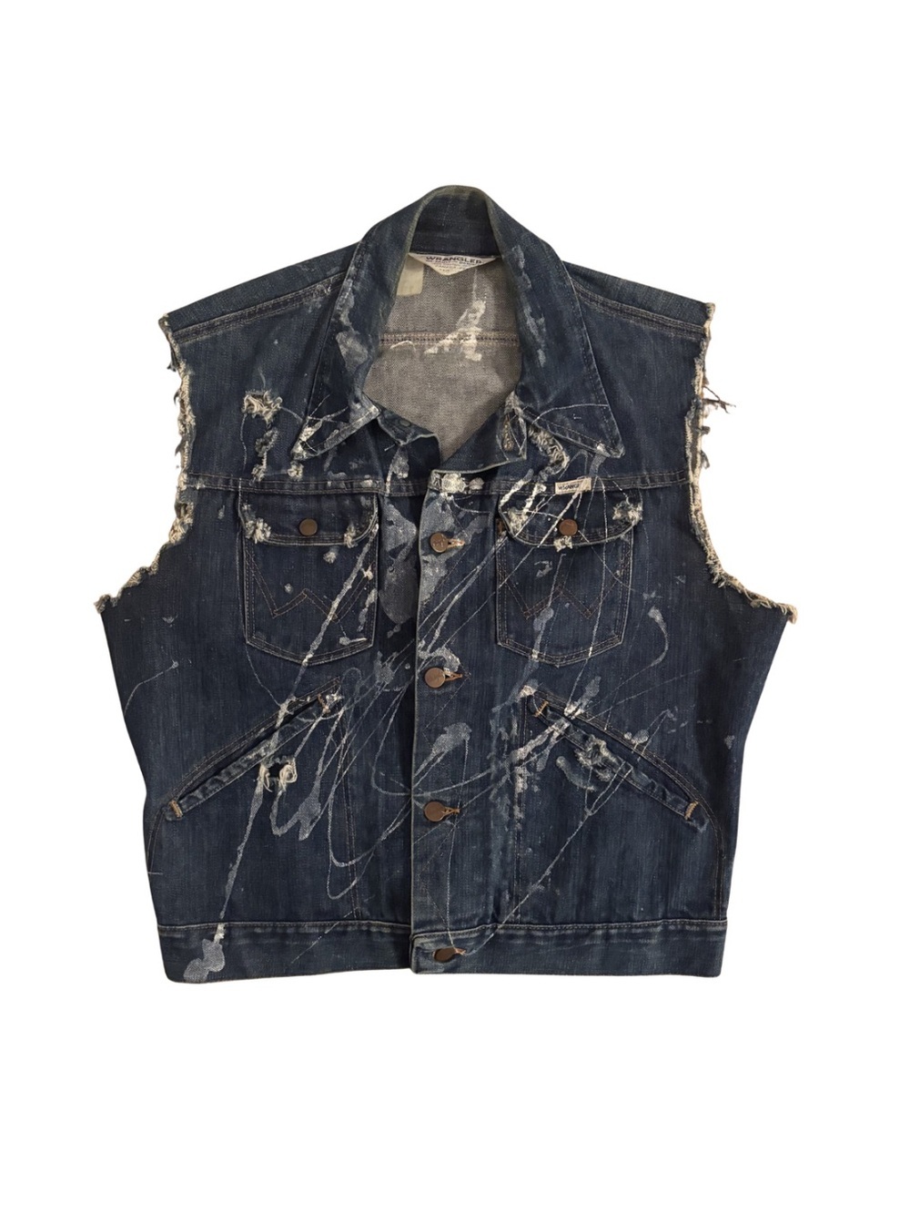 1970’s Vintage Wrangler Painter Splatter Vest